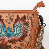 American Darling Crossbody Hand Tooled Genuine Leather women bag western handbag purse