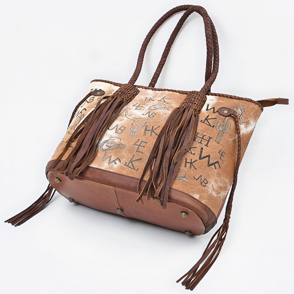 American Darling Tote Hair on Genuine Leather Women Bag Western Handbag