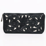 American Darling Wallet Hand Tooled Genuine Leather women bag western handbag purse