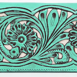 American Darling Wallet Hand Tooled Genuine Leather women bag western handbag purse