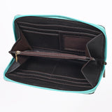 American Darling Wallet Hand Tooled Genuine Leather women bag western handbag purse