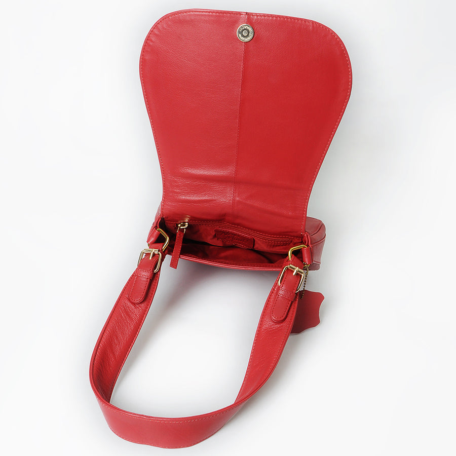 Never Mind Crossbody Handmade Genuine Cowhide Leather Women Bag Western Handbag Purse