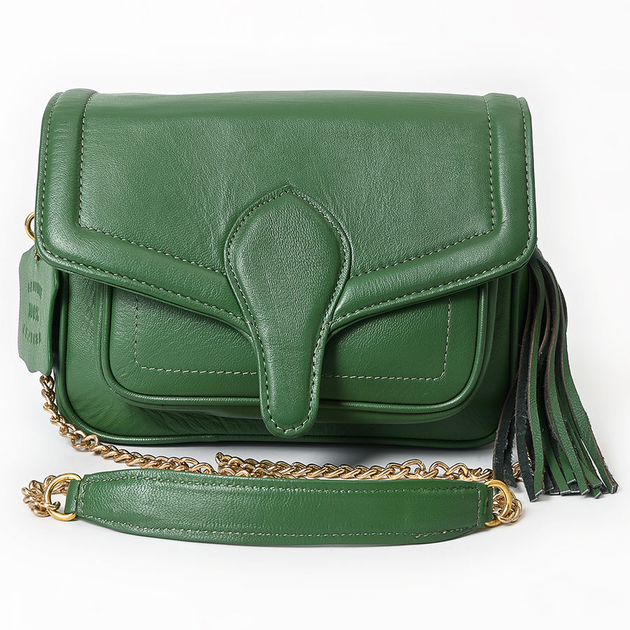 Never Mind Crossbody Genuine Leather Women Bag Western Handbag Purse