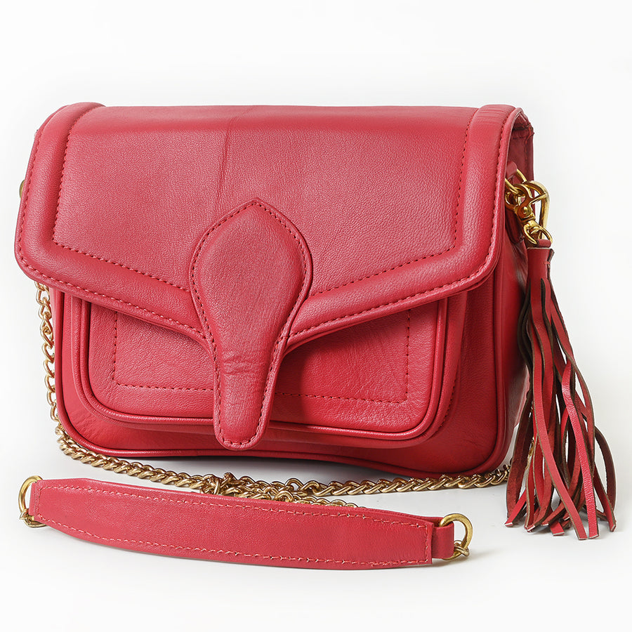 Never Mind Crossbody Genuine Leather Women Bag Western Handbag Purse - Uhorse