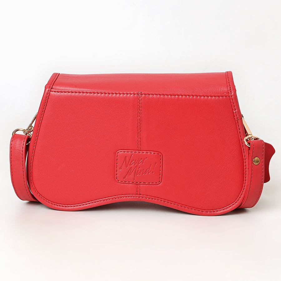 Never Mind Western Cross Body Genuine Leather Handbag Purse Wallet Bag For Women Girls