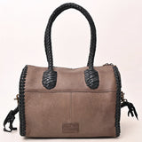 American Darling Duffel Hair on Genuine Leather Western Women Bag | Handbag Duffle Weekend Travel Bags for