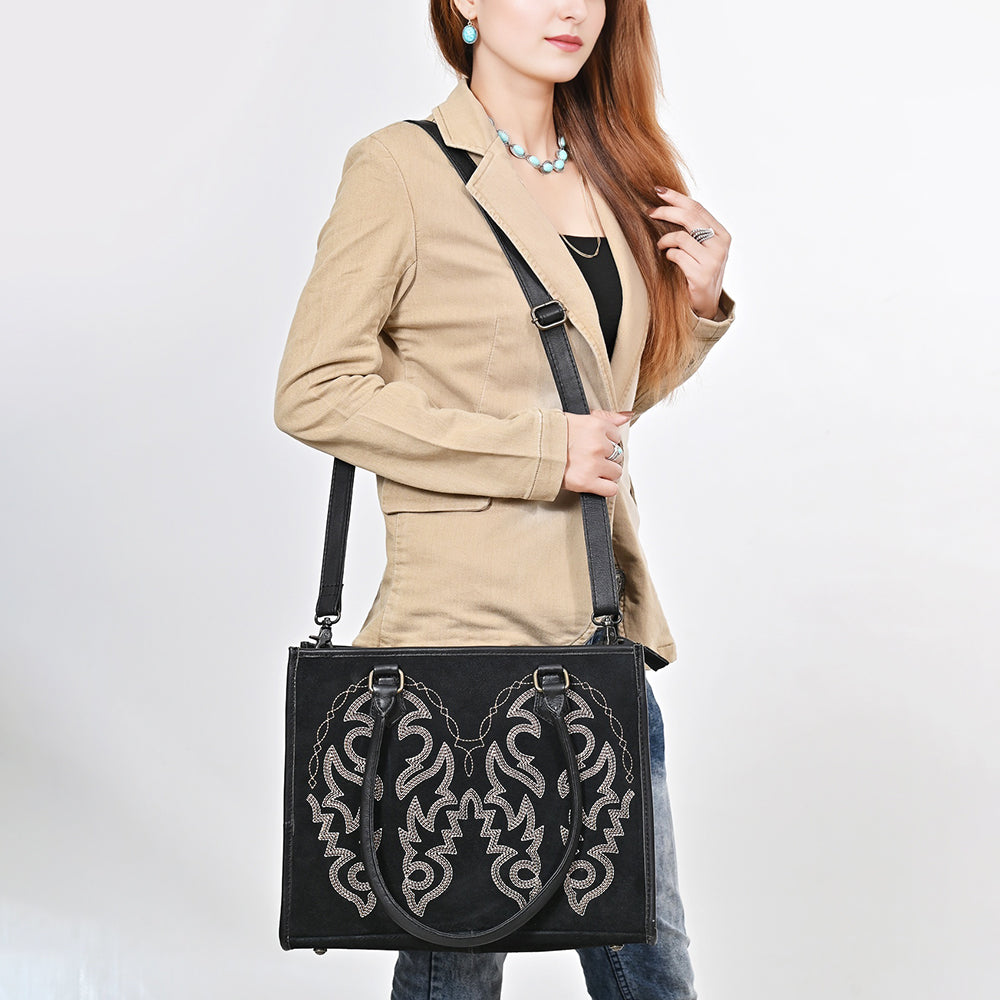 American Darling Tote Genuine Leather Women Bag Western Handbag Purse