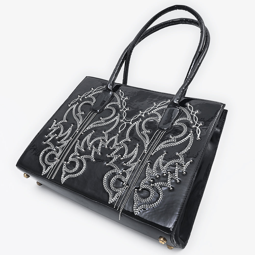 American Darling Tote Bag Beautifully Embosed Leather women