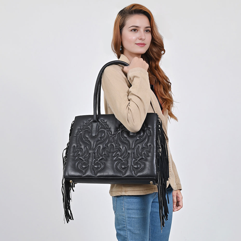 American Darling Tote Bag Beautifully Embosed Leather women
