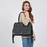 American Darling Tote Bag Beautifully Embosed Leather women