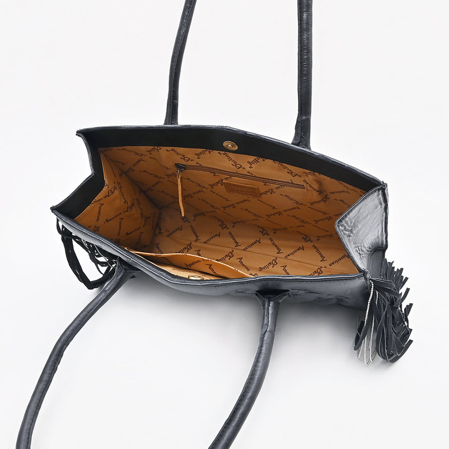 American Darling Tote Bag Beautifully Embosed Leather women