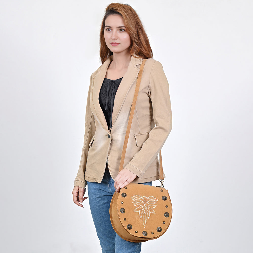 American Darling Crossbody Bag Beautifully Suede Leather women