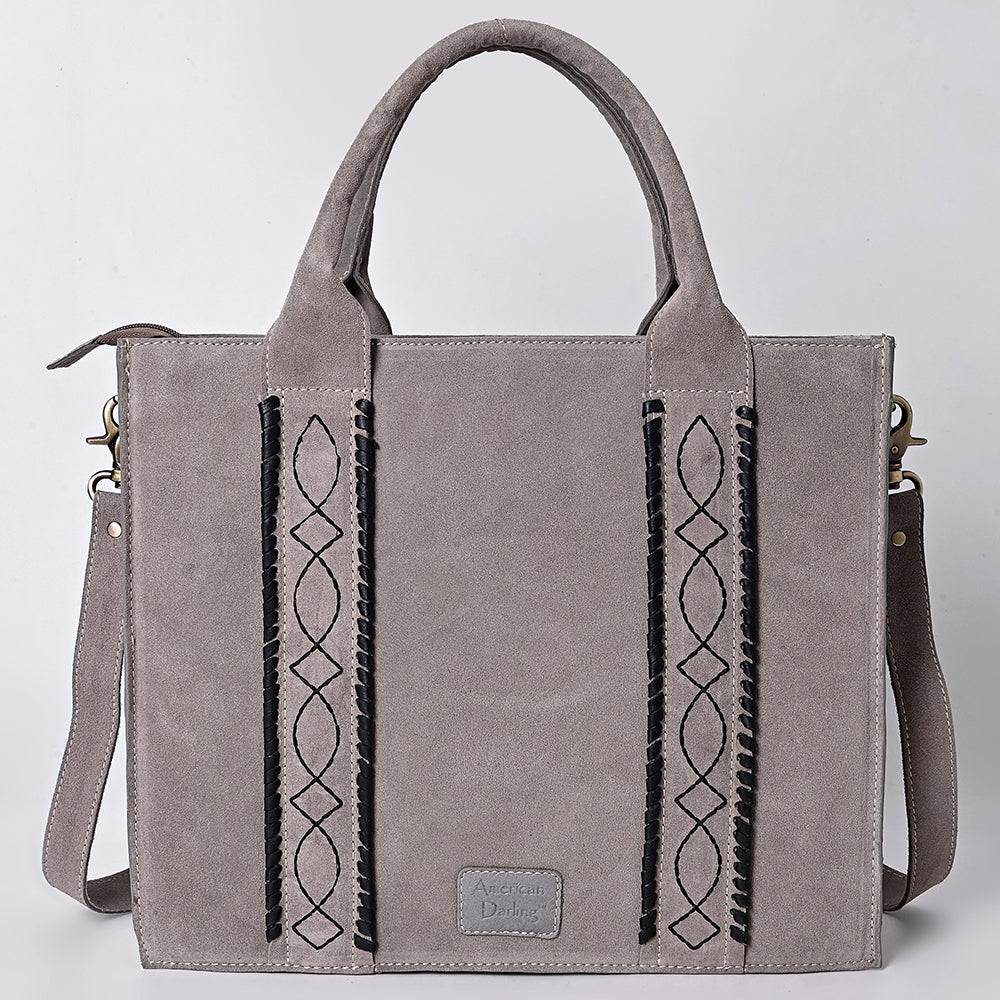 American Darling Tote Genuine Suede Leather women bag western handbag purse