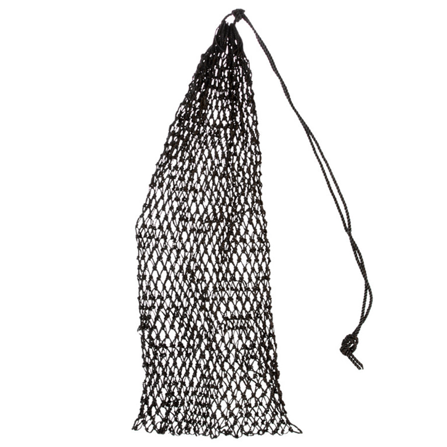 Black nylon hay net with drawstring closure - Uhorse