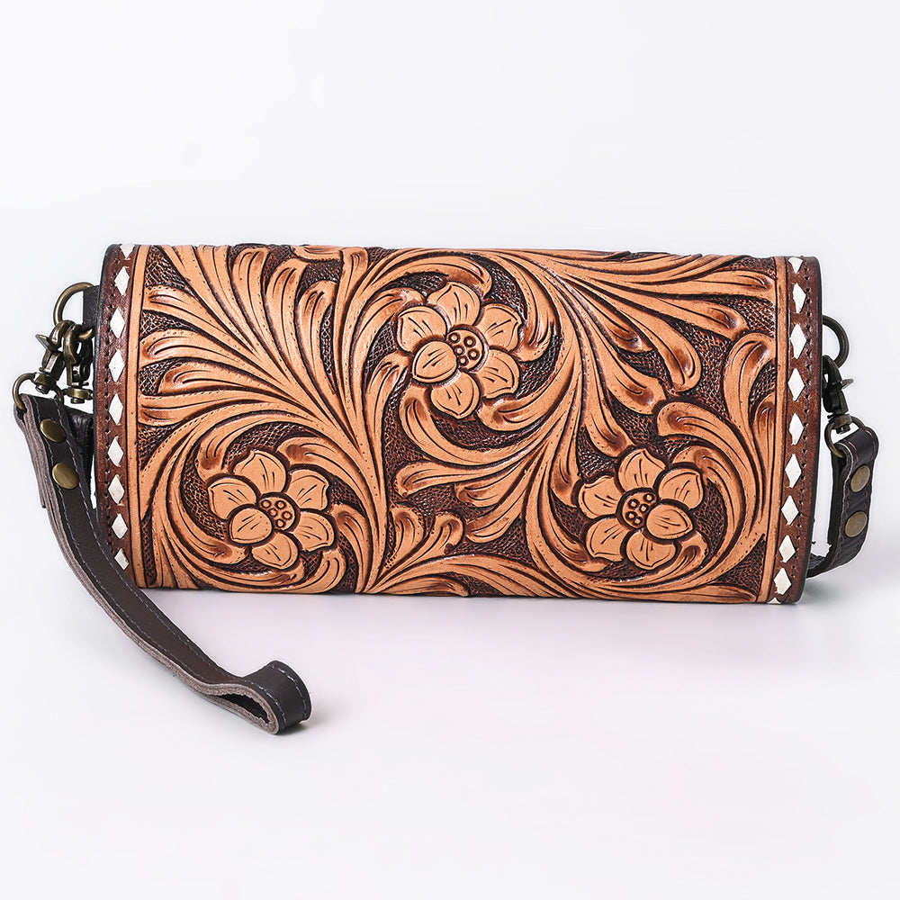 American Darling Crossbody Hand Tooled Genuine Leather women bag western handbag purse
