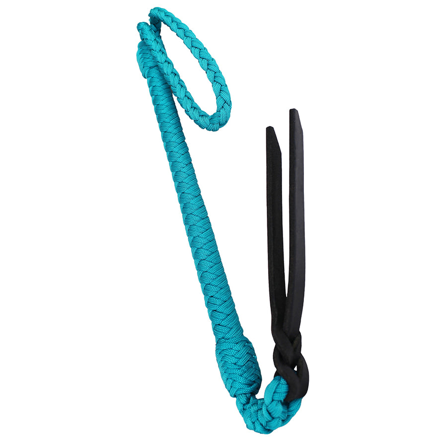HILASON Western Horse Hand Braided Dressage Whip Turquoise - Uhorse