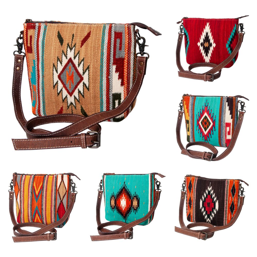 American Darling Cross Body Saddle Blanket Genuine Leather women bag western handbag purse