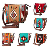 American Darling Cross Body Saddle Blanket Genuine Leather women bag western handbag purse