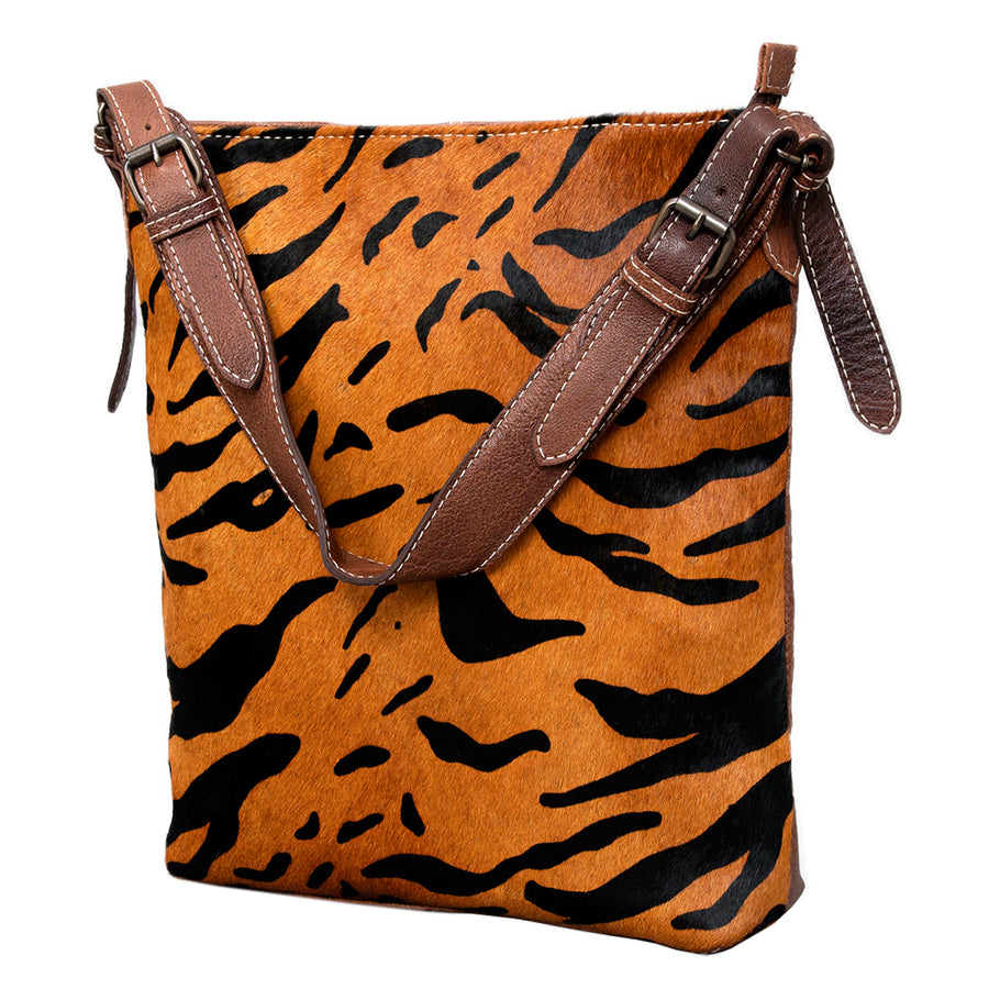 American Darling Women's Hobo Bag Western Hair-on Genuine Leather Handbag and Ladies Purse