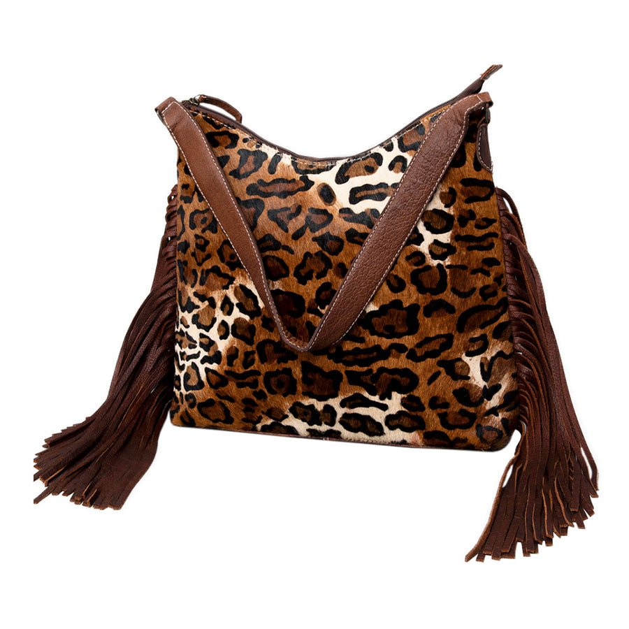 American Darling Women's Hobo Bag Western Hair-On Genuine Leather Handbag and Ladies Purse