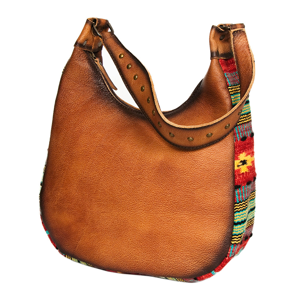 American Darling Hobo Hair-On Saddle Blanket Genuine Leather women bag western handbag purse