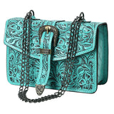 American Darling Small Crossbody Beautifully Hand Tooled Genuine Leather women bag western handbag purse