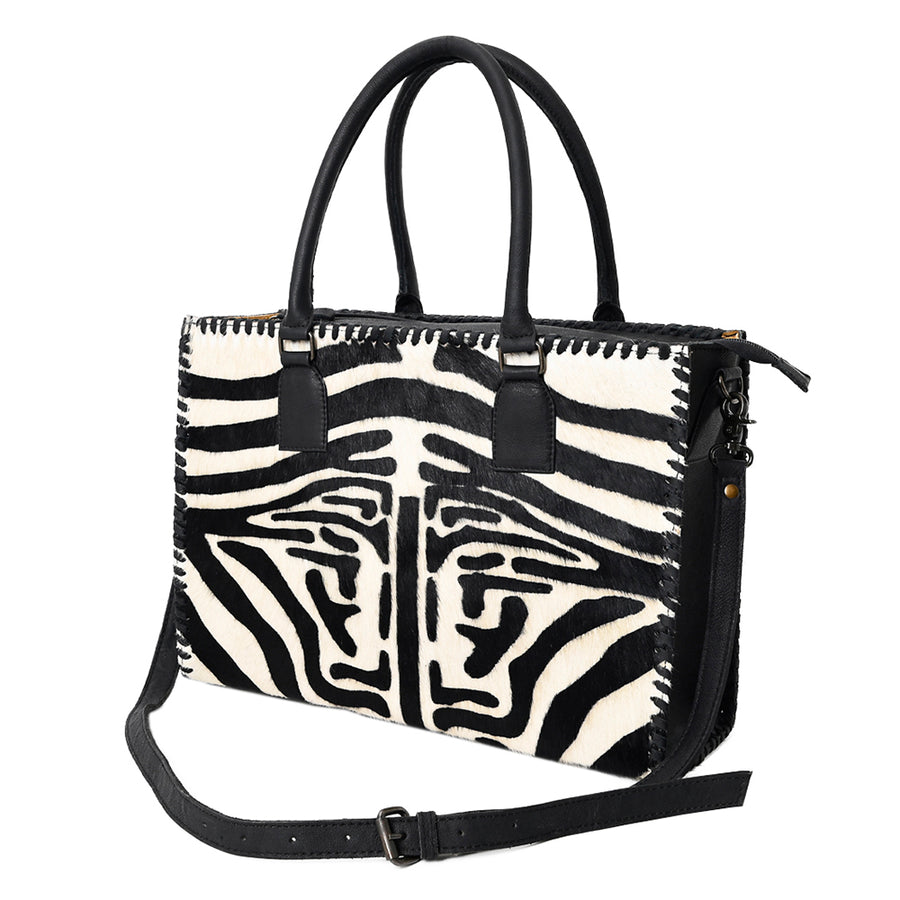 American Darling Briefcase Hair On Genuine Leather Western Women Bag | Handbag Weekend Travel Bags for