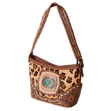 American Darling Hobo Hand Tooled Hair on Genuine Leather Western Women Bag | Handbag Purse Bags for Wallet Cute