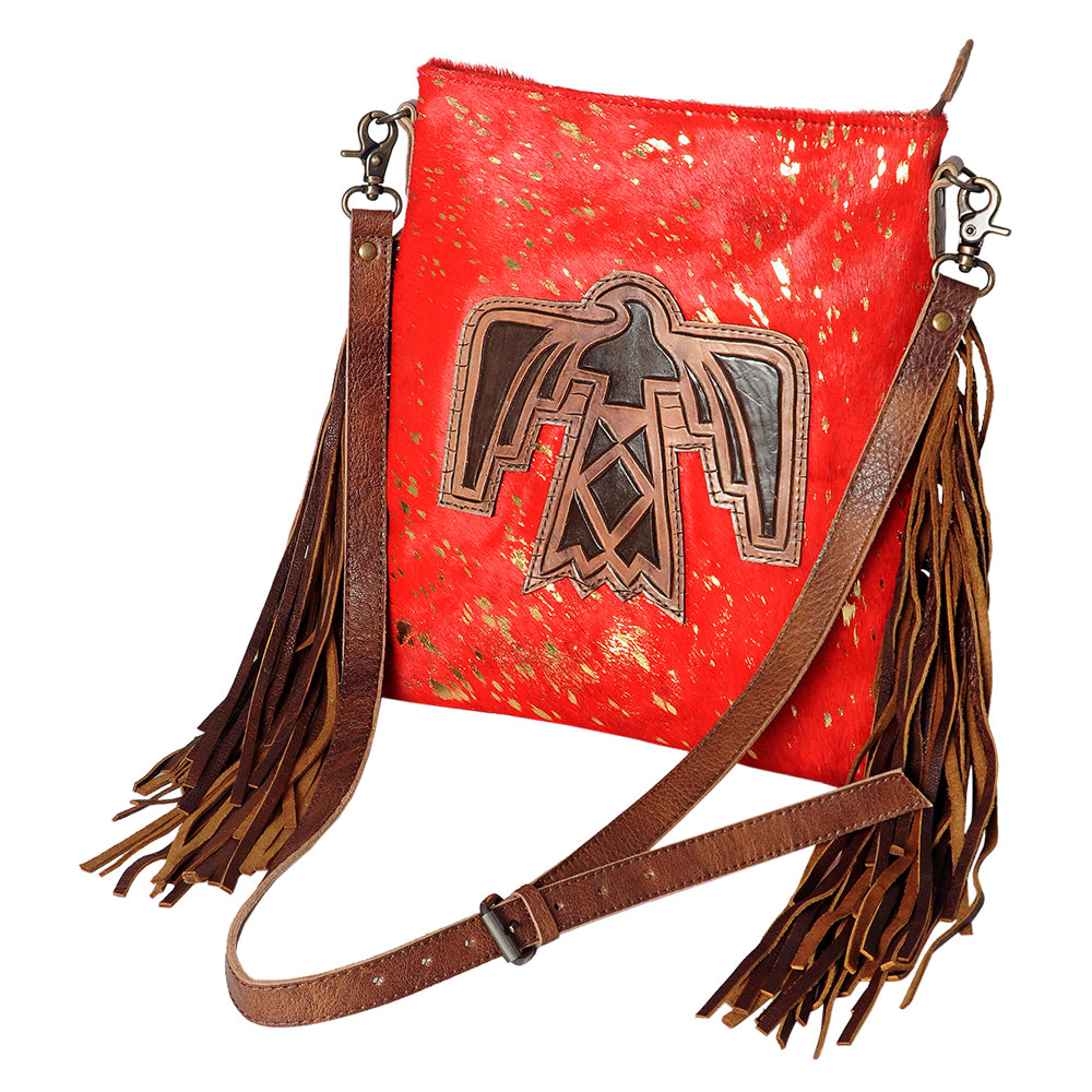 American Darling Cross Body Hair on Genuine Leather Western Women Bag Handbag Purse | Crossbody for Cute Bags