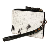 American Darling Coin Purse Hair on Genuine Leather Western Women Bag | Handbag Wristlet Travel Clutch
