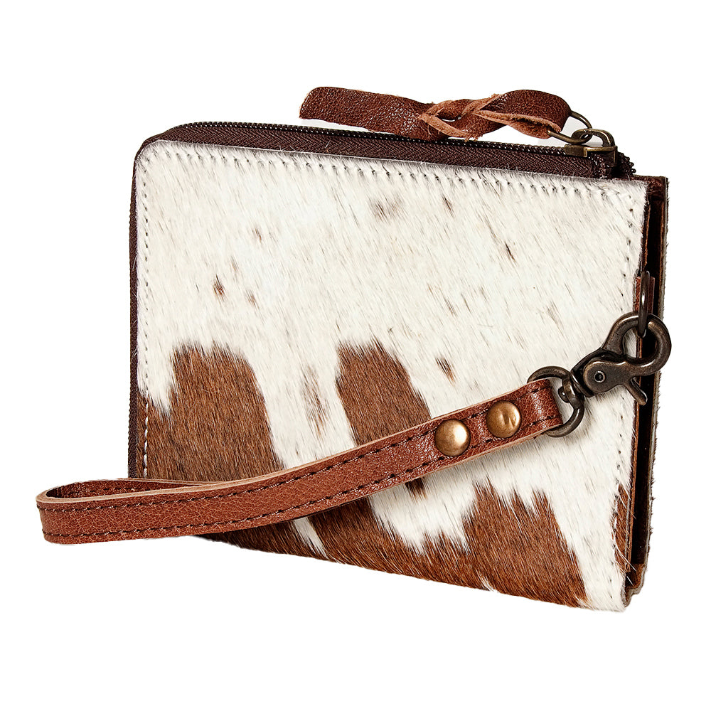 American Darling Coin Purse Hair on Genuine Leather Western Women Bag | Handbag Wristlet Travel Clutch