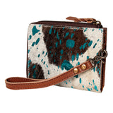 American Darling Coin Purse Hair on Genuine Leather Western Women Bag | Handbag Wristlet Travel Clutch