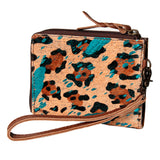 American Darling Coin Purse Hair on Genuine Leather Western Women Bag | Handbag Wristlet Travel Clutch
