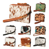 American Darling Coin Purse Hair on Genuine Leather Western Women Bag | Handbag Wristlet Travel Clutch