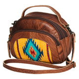 American Darling Cross Body Hair on Genuine Leather Western Women Bag | Black Handbag Purse Crossbody for Cute