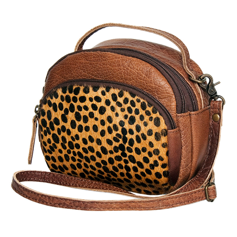 American Darling Cross Body Hair on Genuine Leather Western Women Bag | Black Handbag Purse Crossbody for Cute