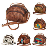American Darling Cross Body Hair on Genuine Leather Western Women Bag | Black Handbag Purse Crossbody for Cute