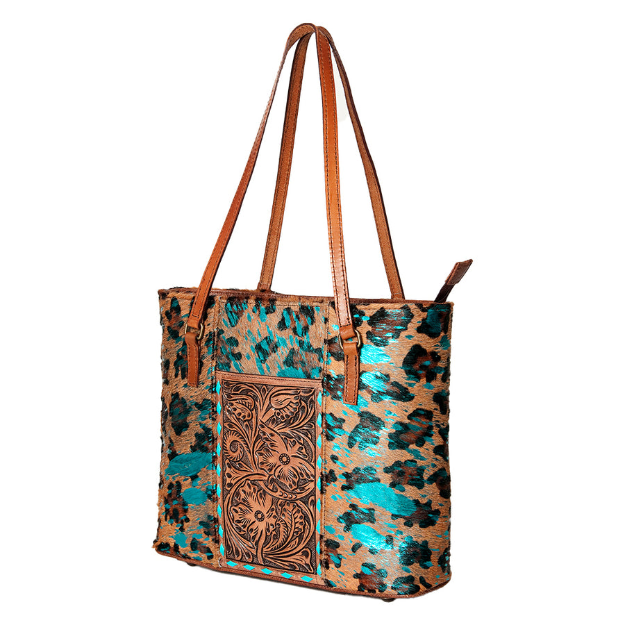 American Darling Tote Bag, High-Quality Full Grain Vegetable-Tanned Genuine Leather, Handcrafted Western Tote for Women