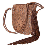 American Darling Tote Crocodile Embossed Genuine Leather Western Women Bag Handbag | for Cute Laptop