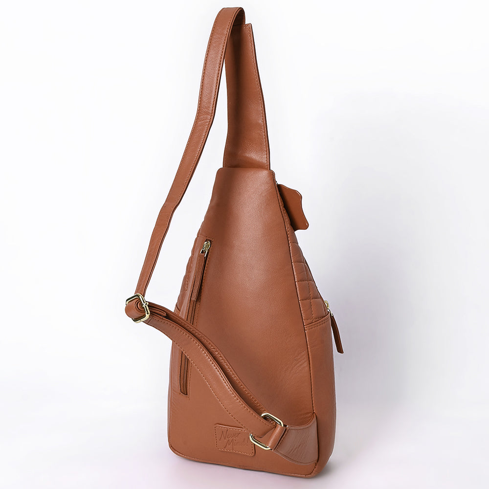 Never Mind Sling Genuine Leather Women Bag Western Handbag Purse