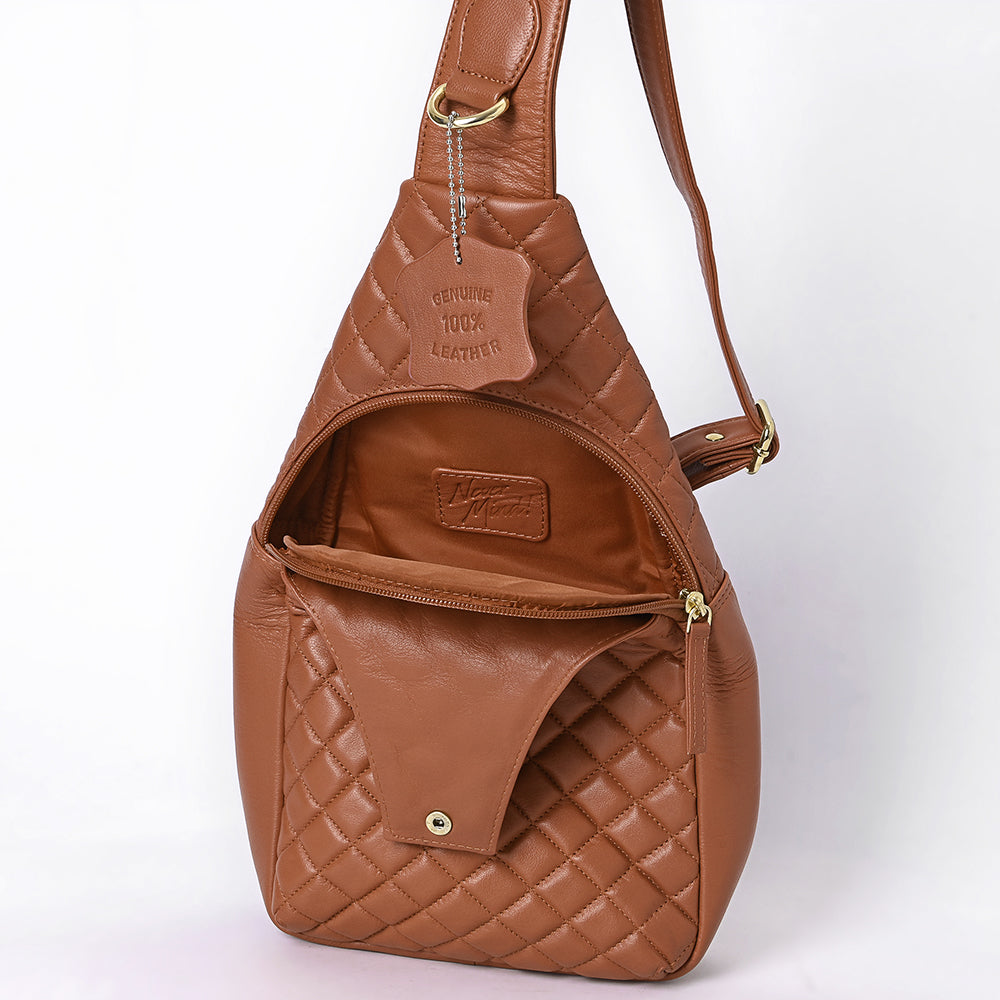 Never Mind Sling Genuine Leather Women Bag Western Handbag Purse