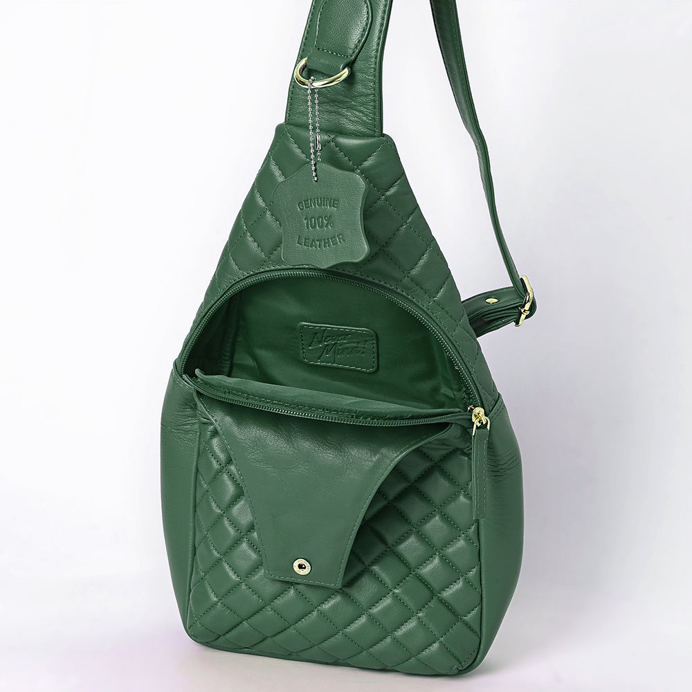 Never Mind Sling Genuine Leather Women Bag Western Handbag Purse