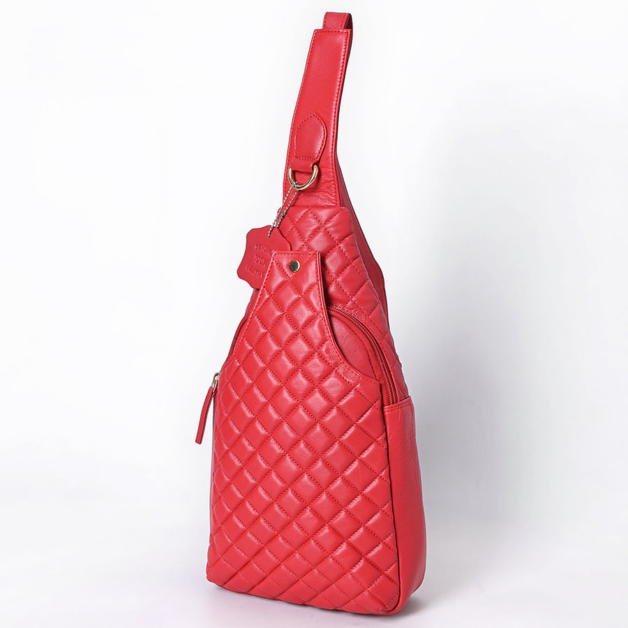 Never Mind Sling Genuine Leather Women Bag Western Handbag Purse - Uhorse