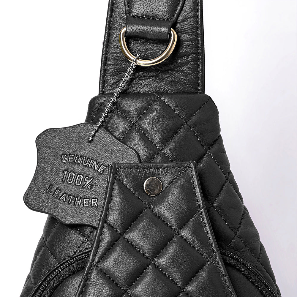 Never Mind Sling Genuine Leather Women Bag Western Handbag Purse