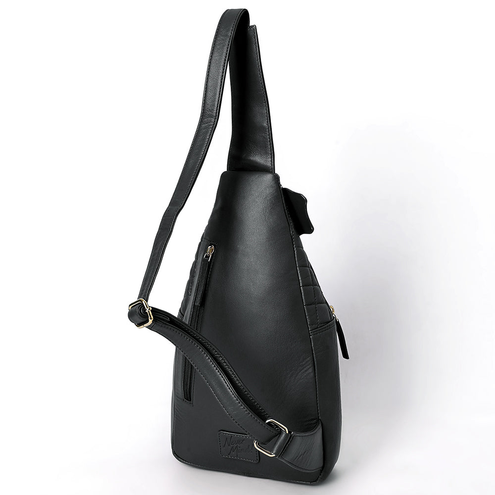 Never Mind Sling Genuine Leather Women Bag Western Handbag Purse