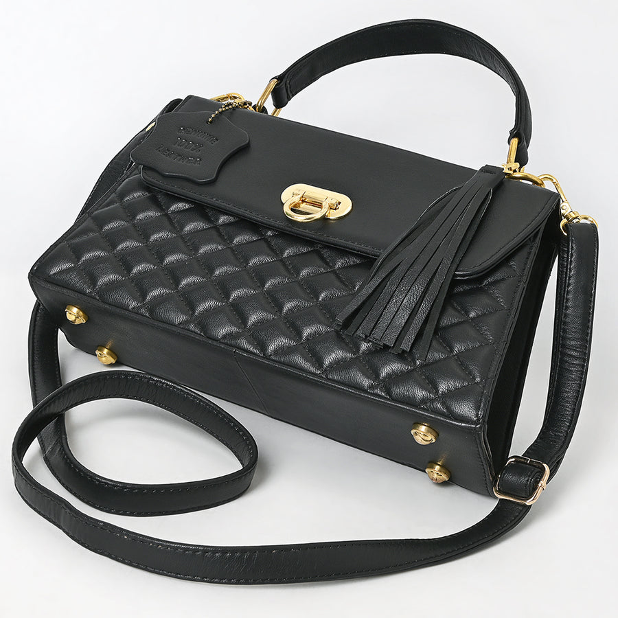 Never Mind Western Cross Body Genuine Leather Handbag Purse Wallet Bag For Women Girls