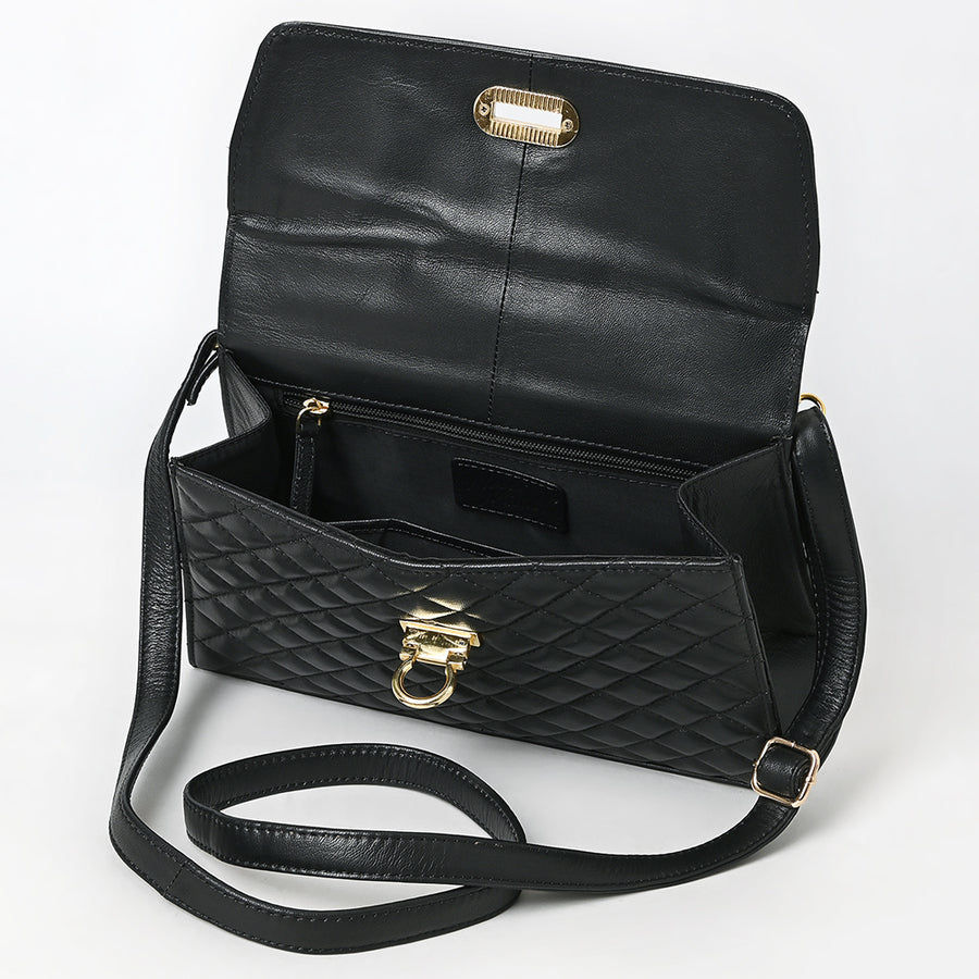 Never Mind Western Cross Body Genuine Leather Handbag Purse Wallet Bag For Women Girls