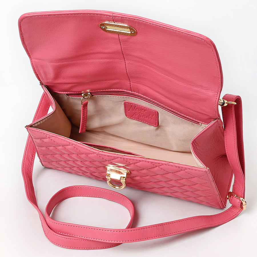 Never Mind Western Cross Body Genuine Leather Handbag Purse Wallet Bag For Women Girls
