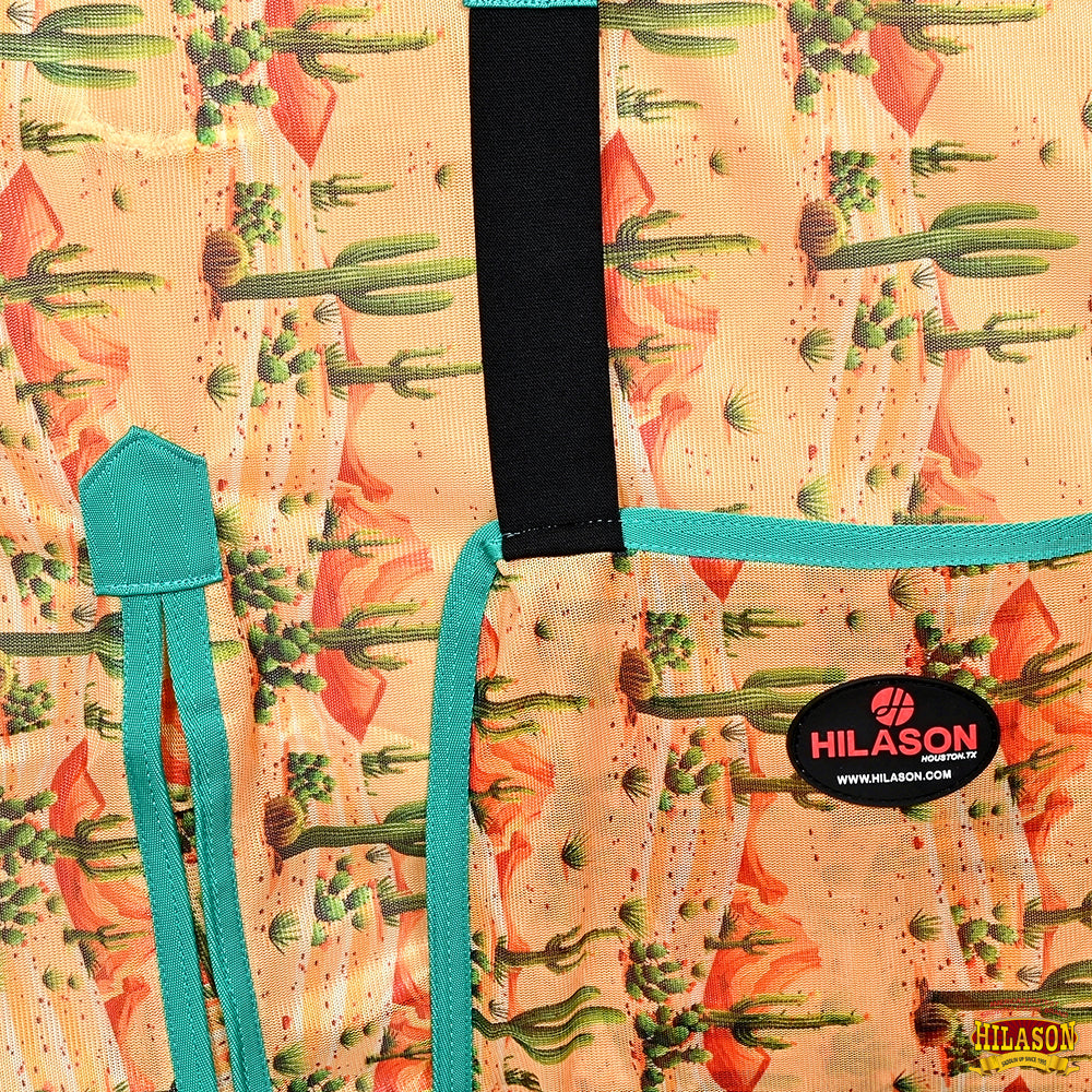 HILASON Horse Fly Sheet UV Protect Mesh Bug Mosquito Summer Spring Cactus