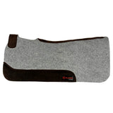 Hilason Western Wool Felt Horse Saddle Pad W/ Leather Border